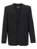 MM6 Maison Margiela Black Polyester Blazer