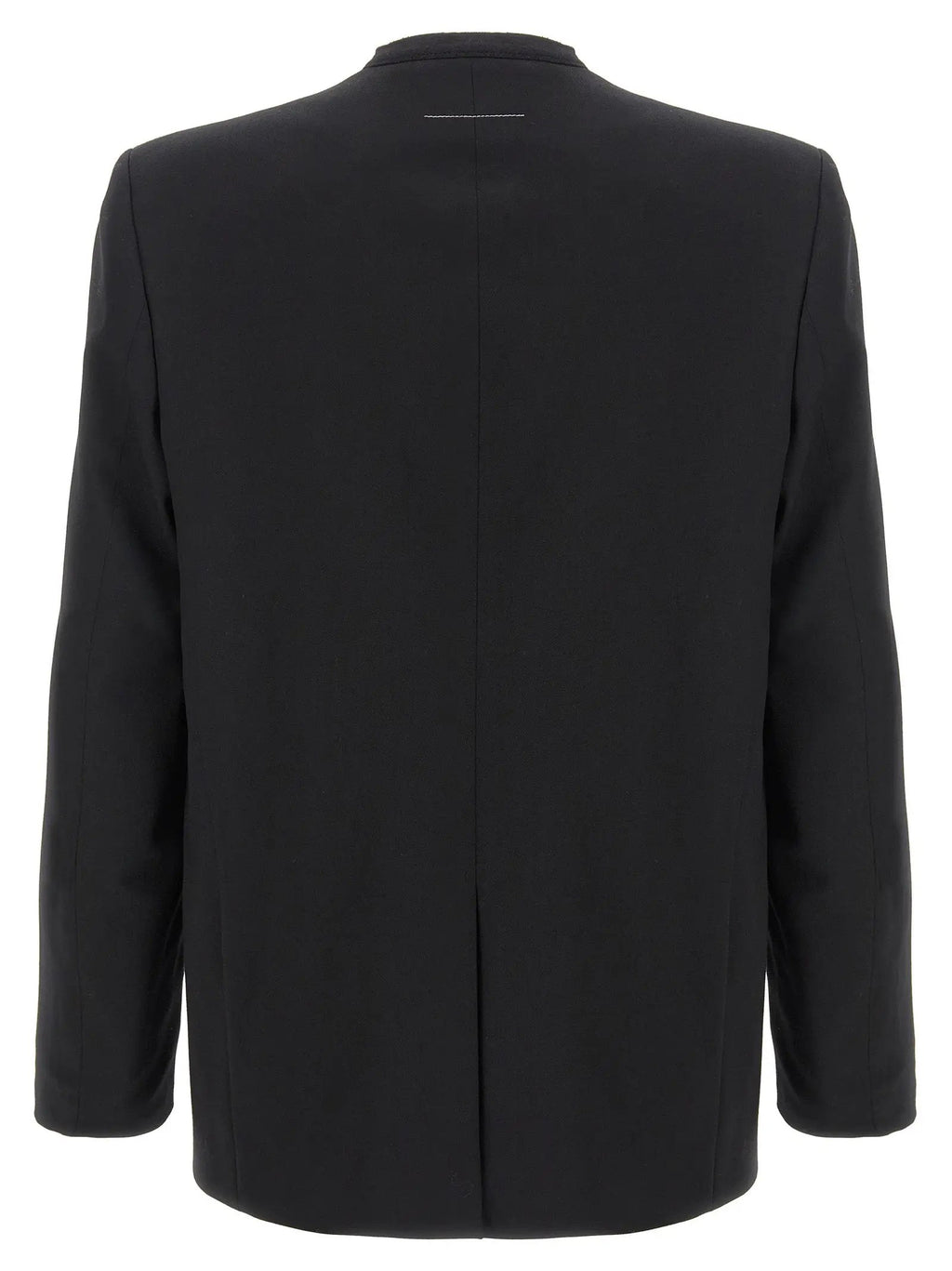 MM6 Maison Margiela Black Polyester Blazer