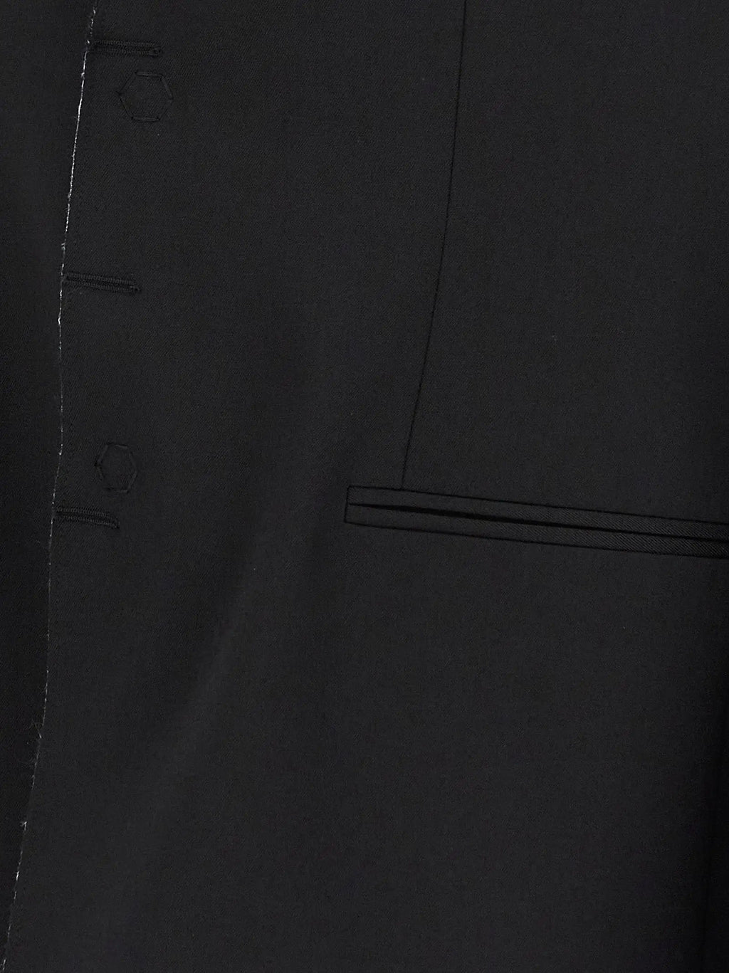 MM6 Maison Margiela Black Polyester Blazer