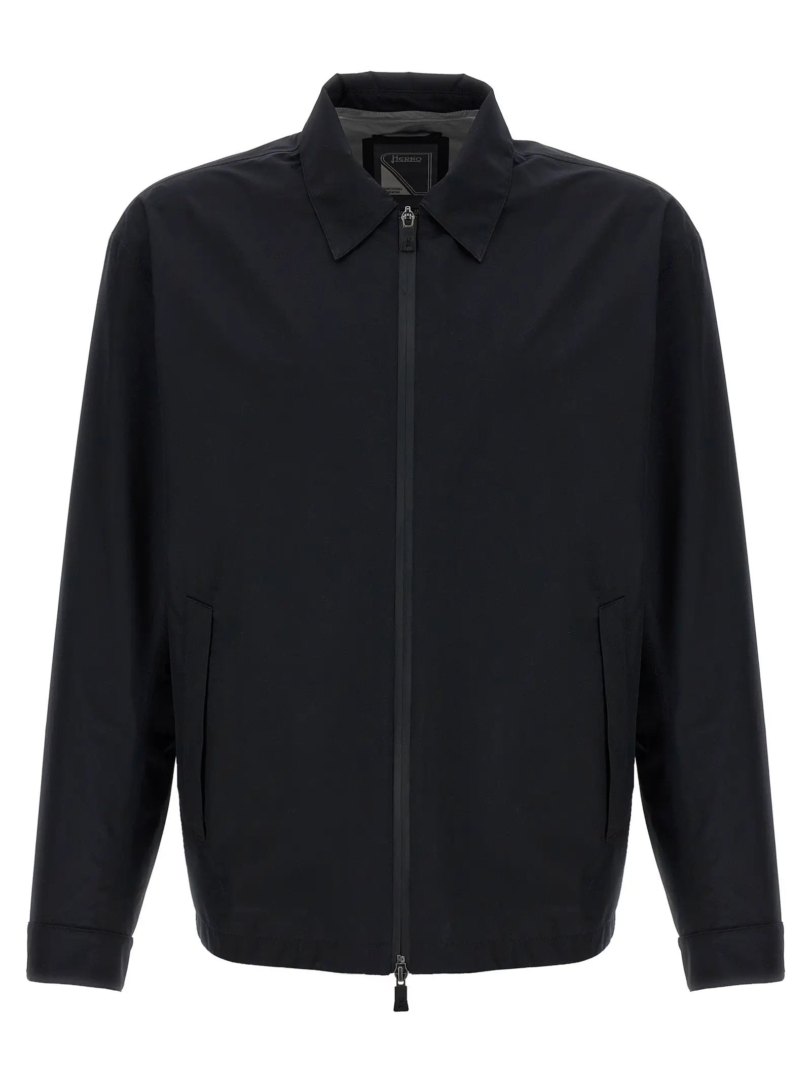 Herno Black Polyester Shell Jacket