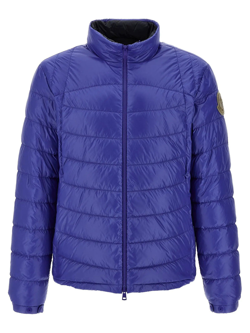 Moncler Blue Polyamide Full-Length Jacket