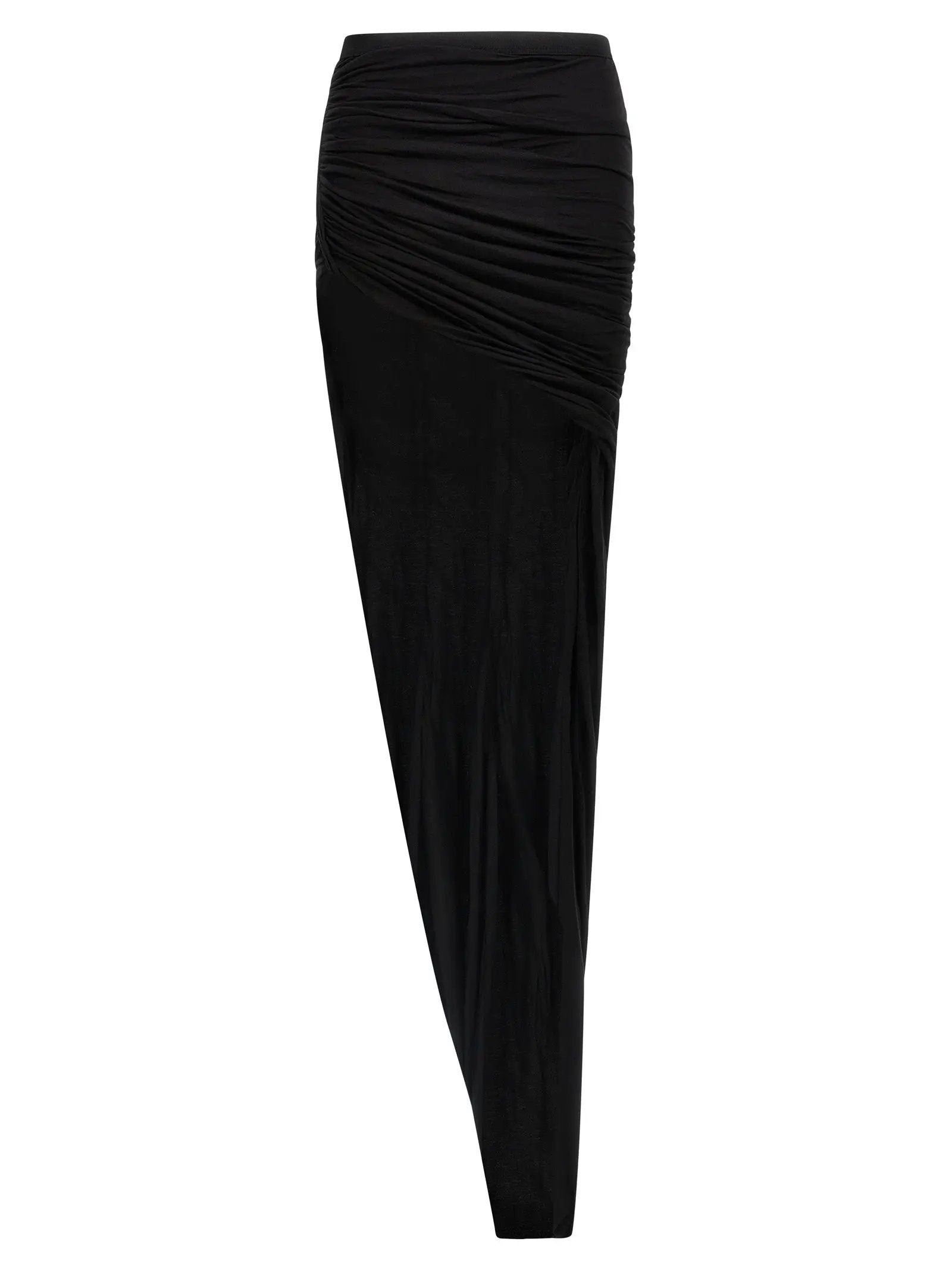 DRKSHDW Black Cotton Mini Skirt