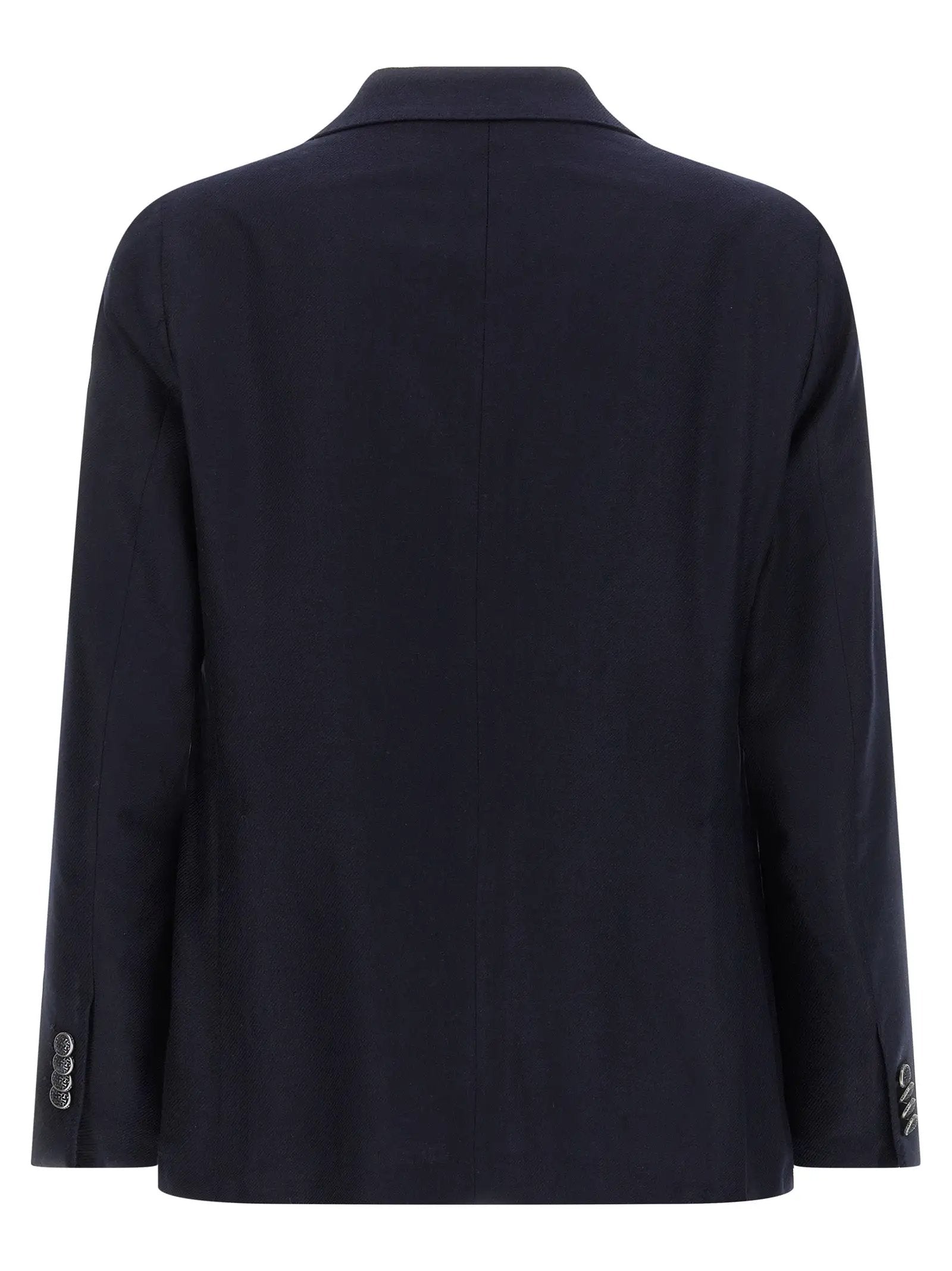 Tagliatore Blue Silk Blazer