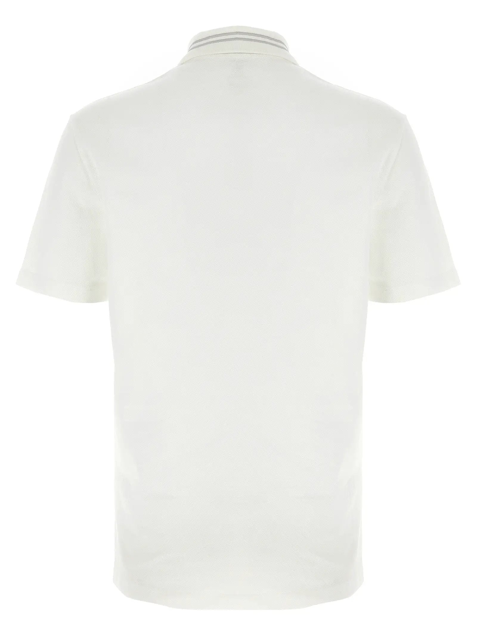 Polo Versace en coton blanc