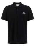Moschino Black Cotton Polo Shirt