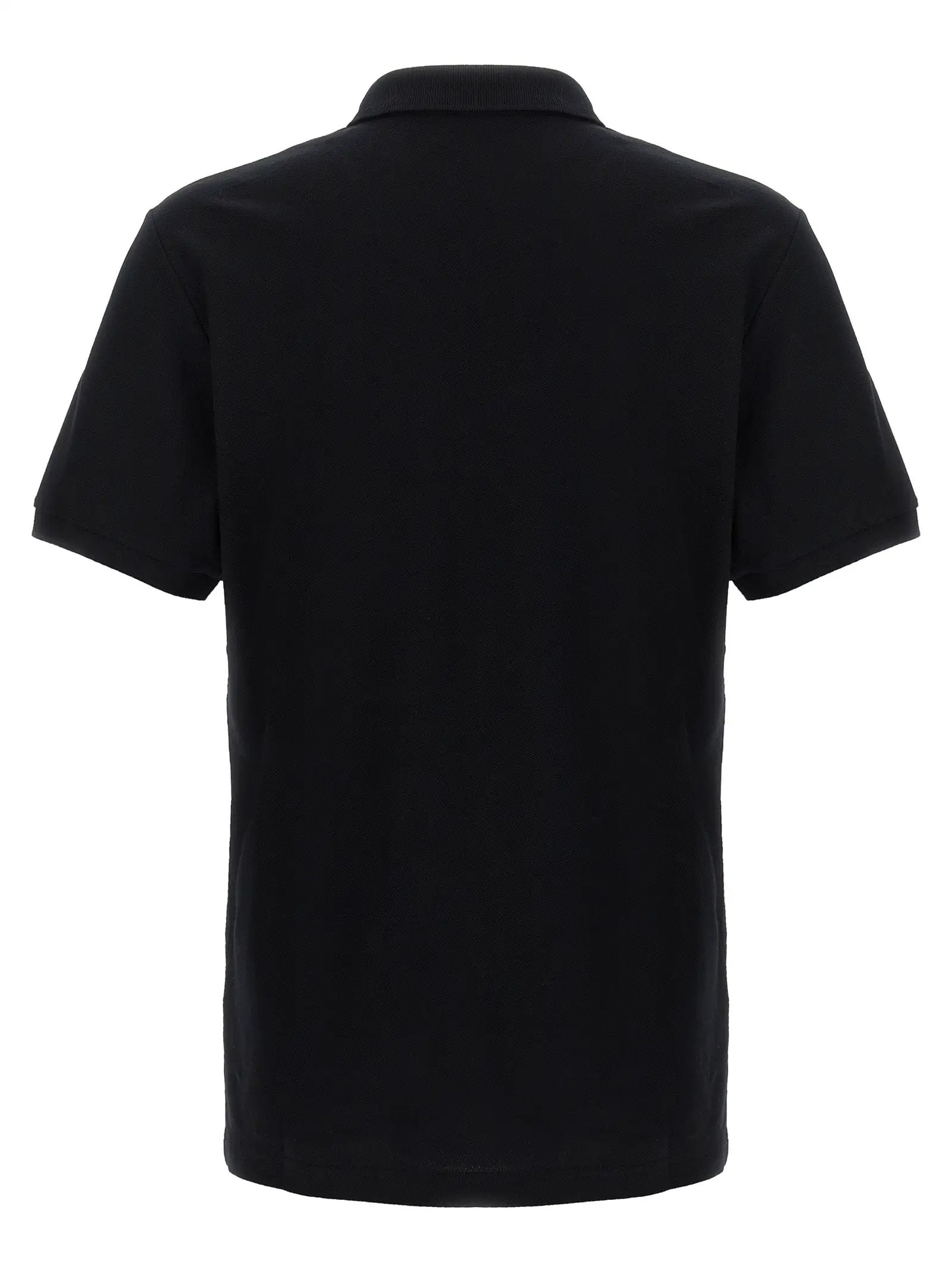 Moschino Black Cotton Polo Shirt