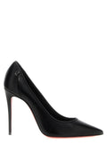 Christian Louboutin Black Napa Leather / Calf Bos Taurus High Heel Pumps