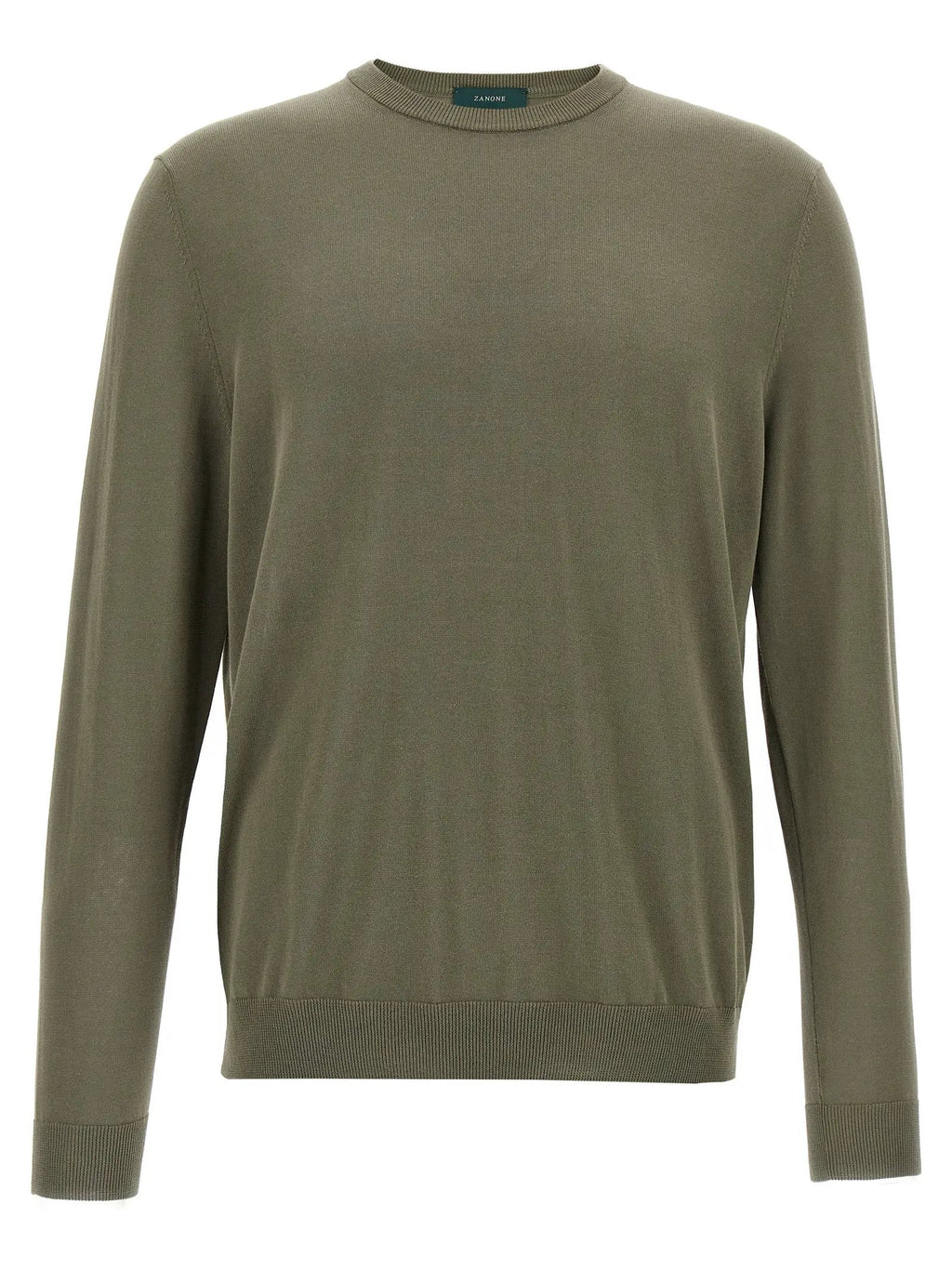 ZANONE Bicolor Cotton Cardigan