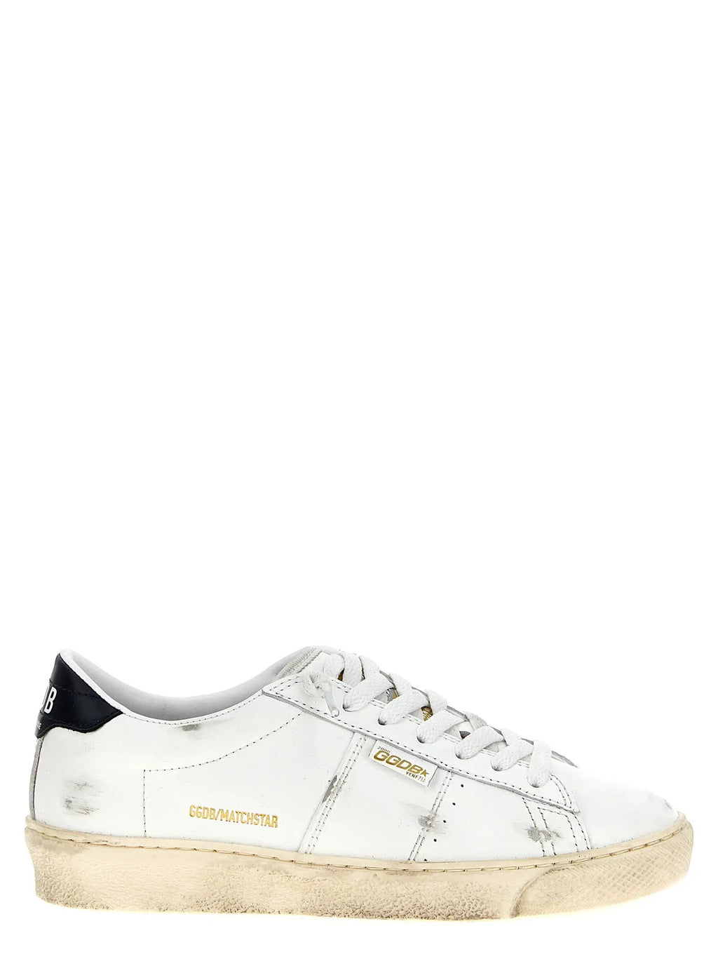 Golden Goose Blue Cowhide Low Top Sneakers