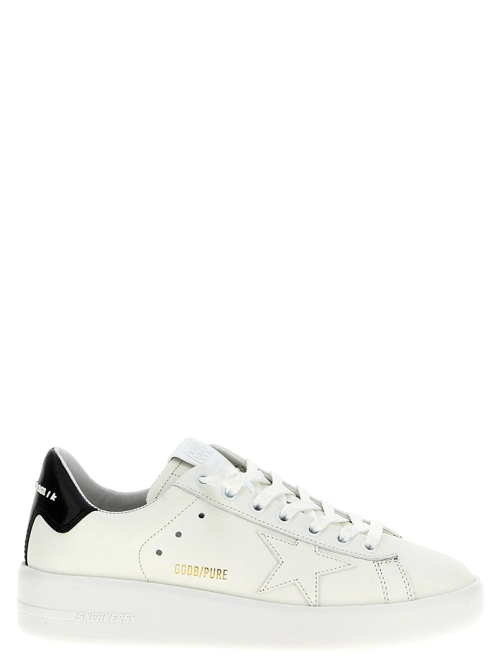 Golden Goose Black Cowhide Low Top Sneakers