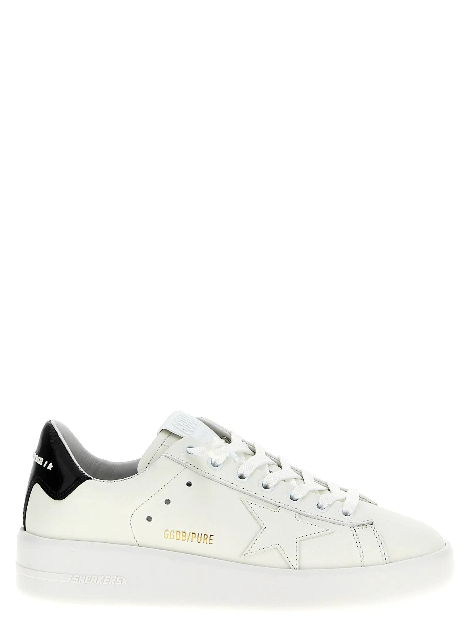 Golden Goose Black Cowhide Low Top Sneakers