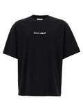 T-shirt en coton noir Maison Kitsuné