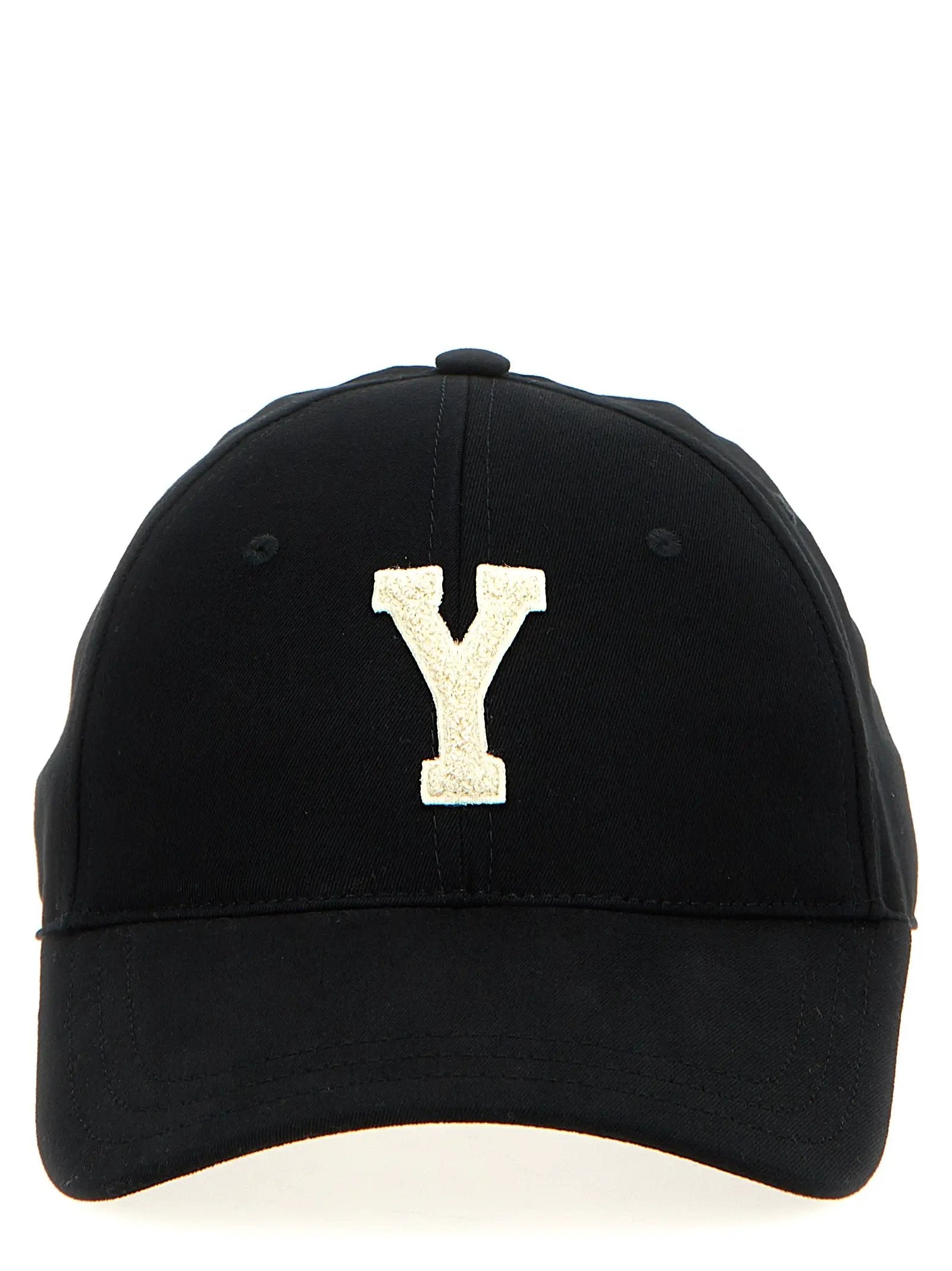 Casquette en coton noir Saint Laurent (casquette de baseball)