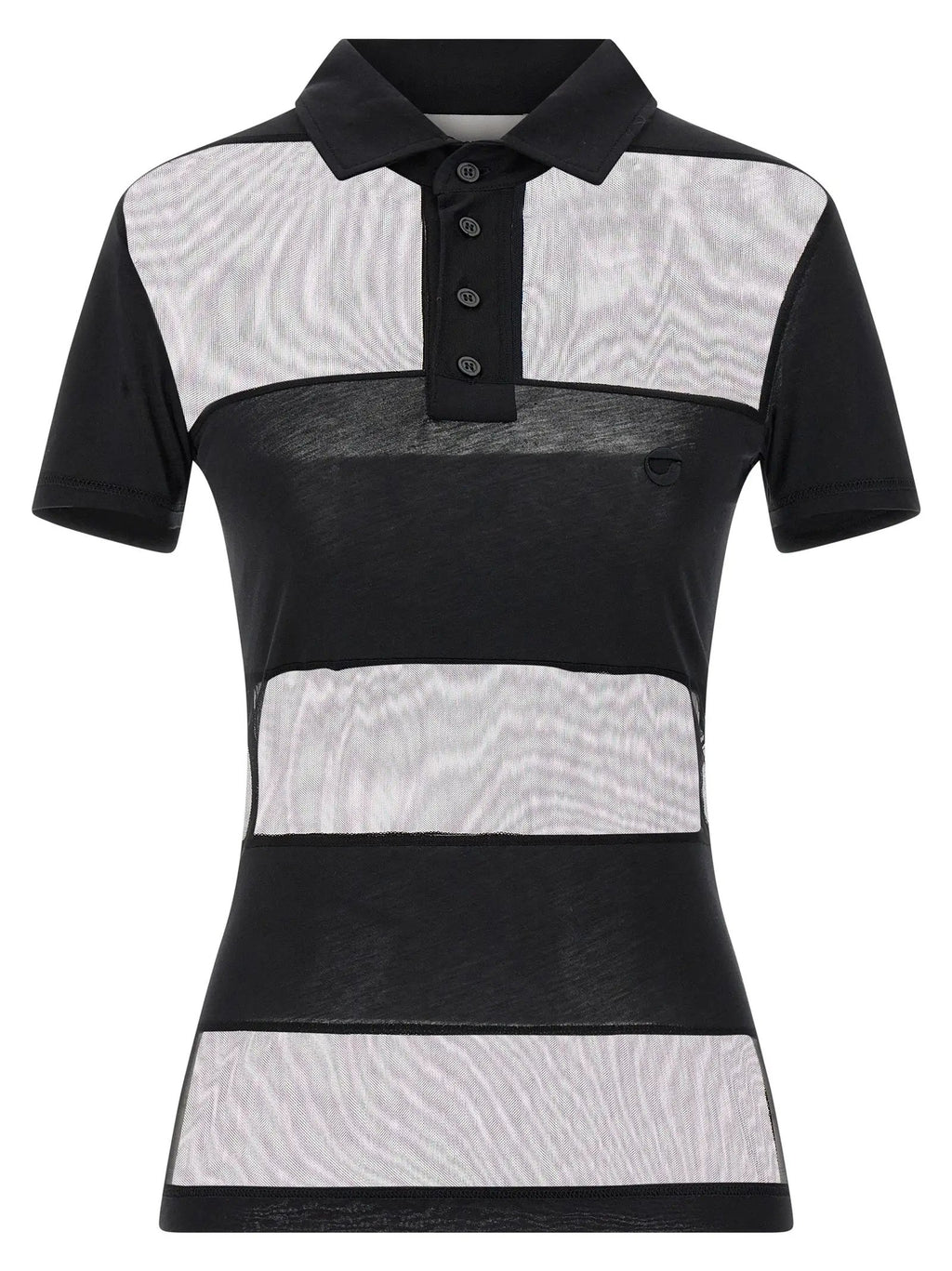 Coperni Black Cotton Polo Shirt