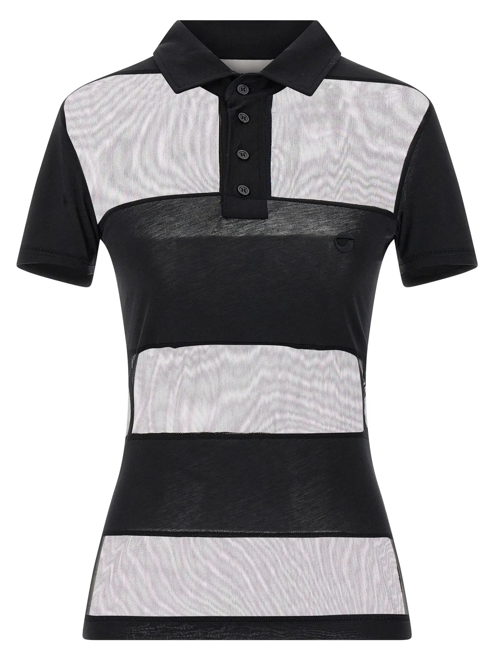 Coperni Black Cotton Polo Shirt