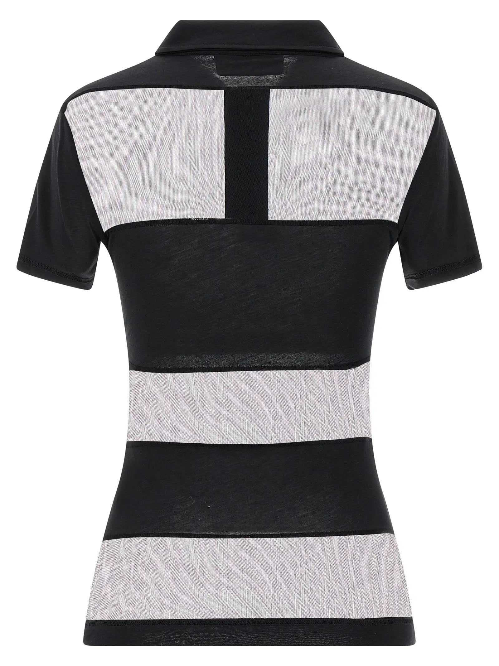 Coperni Black Cotton Polo Shirt