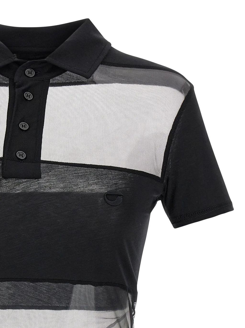 Coperni Black Cotton Polo Shirt