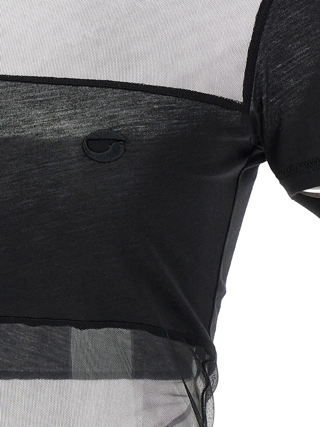 Coperni Black Cotton Polo Shirt