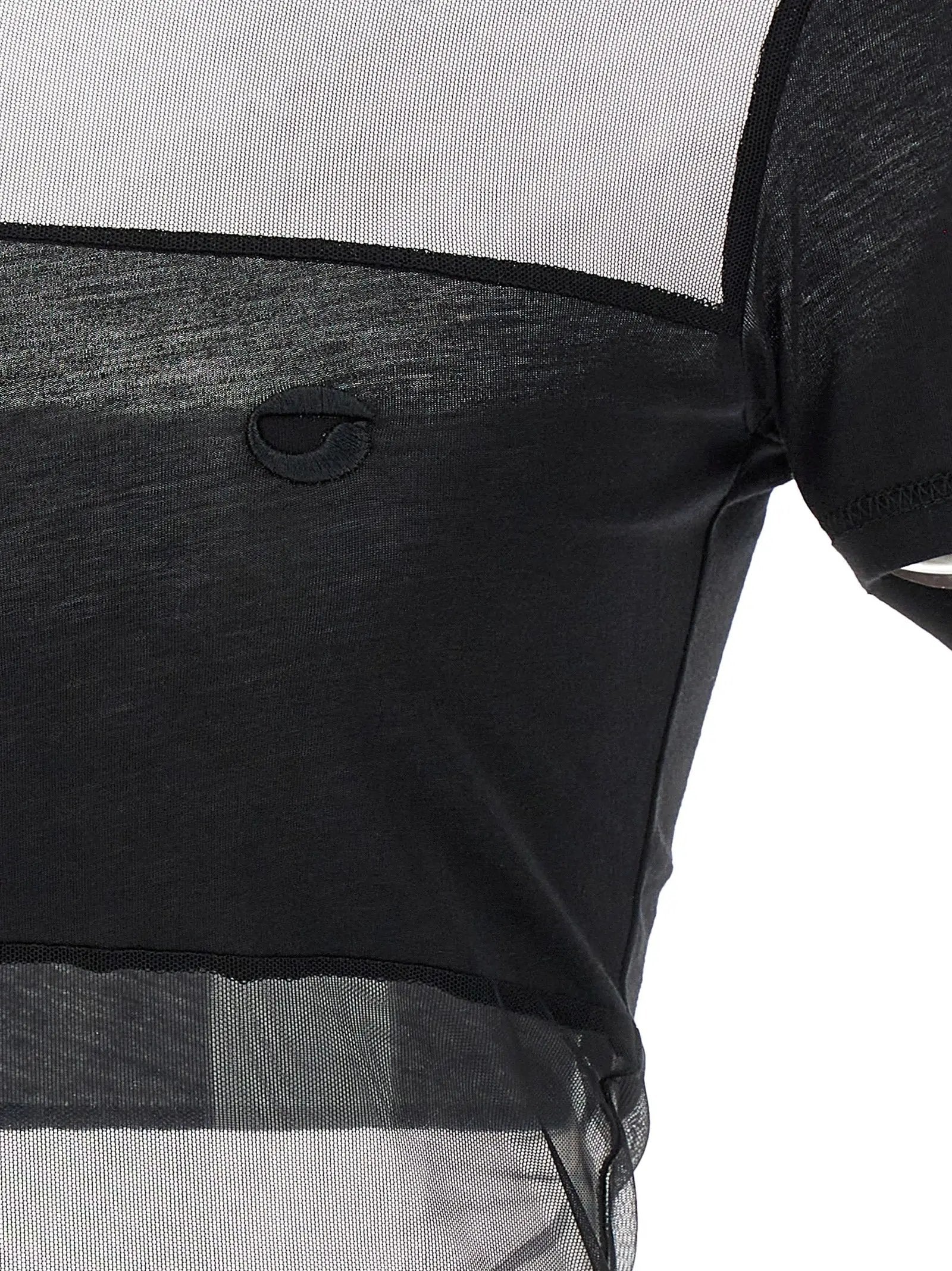 Coperni Black Cotton Polo Shirt