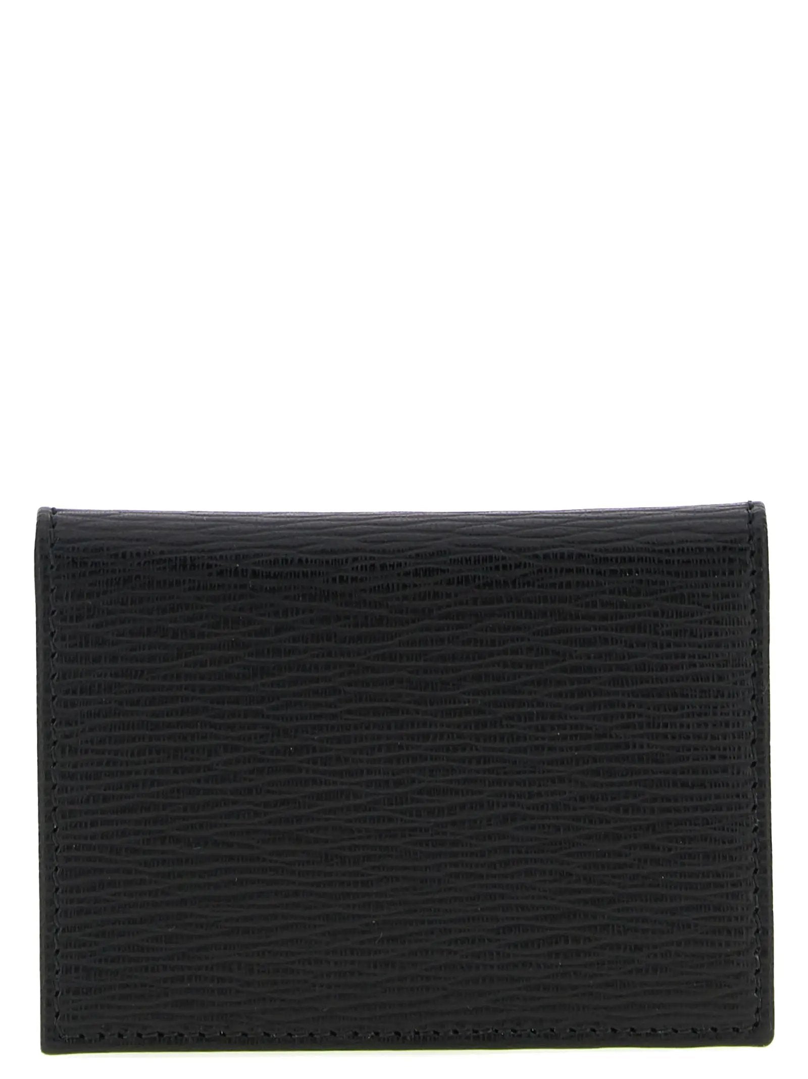 Ferragamo Black Calfskin Cardholder