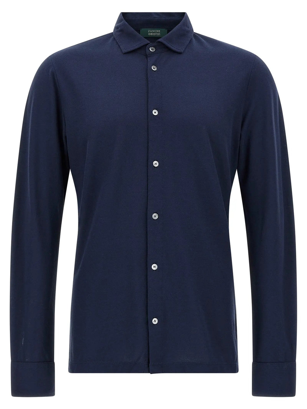 ZANONE Blue Cotton Blouse