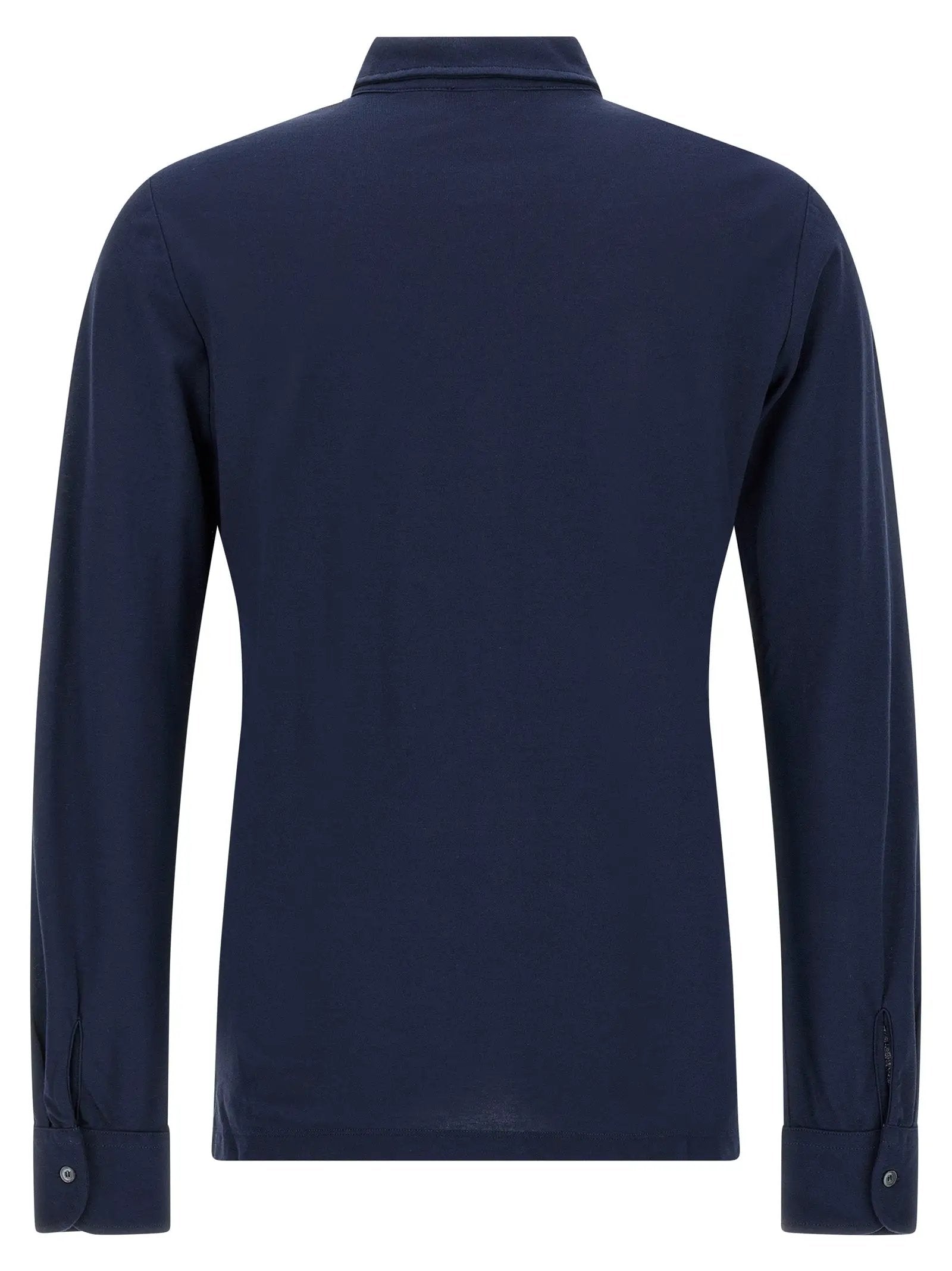 ZANONE Blue Cotton Blouse
