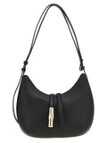 Furla Black Leather Shoulder Bag