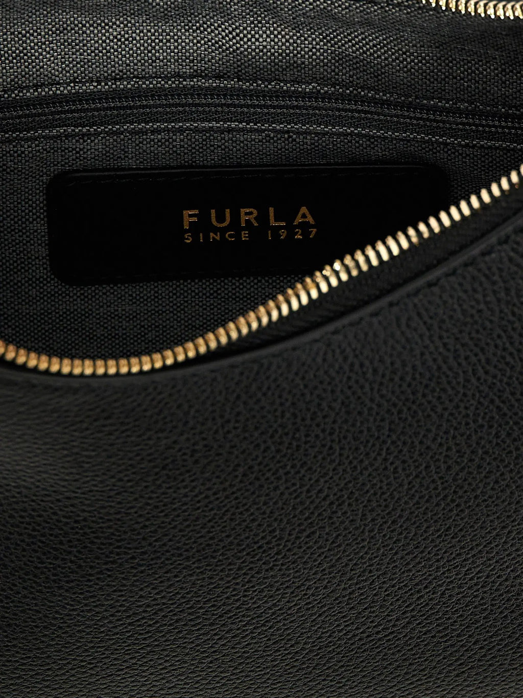Furla Black Leather Shoulder Bag