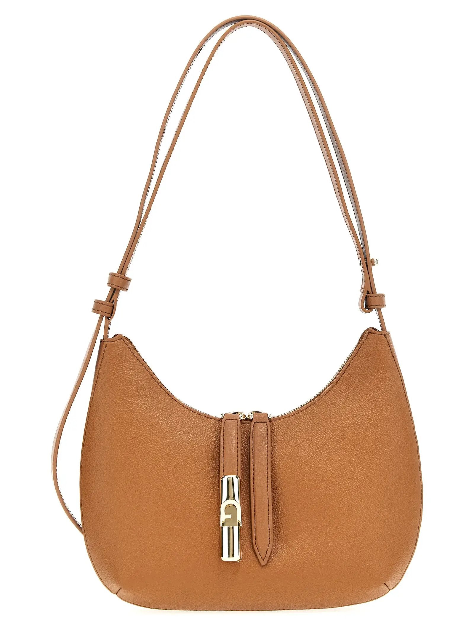 Furla Brown Leather Shoulder Bag