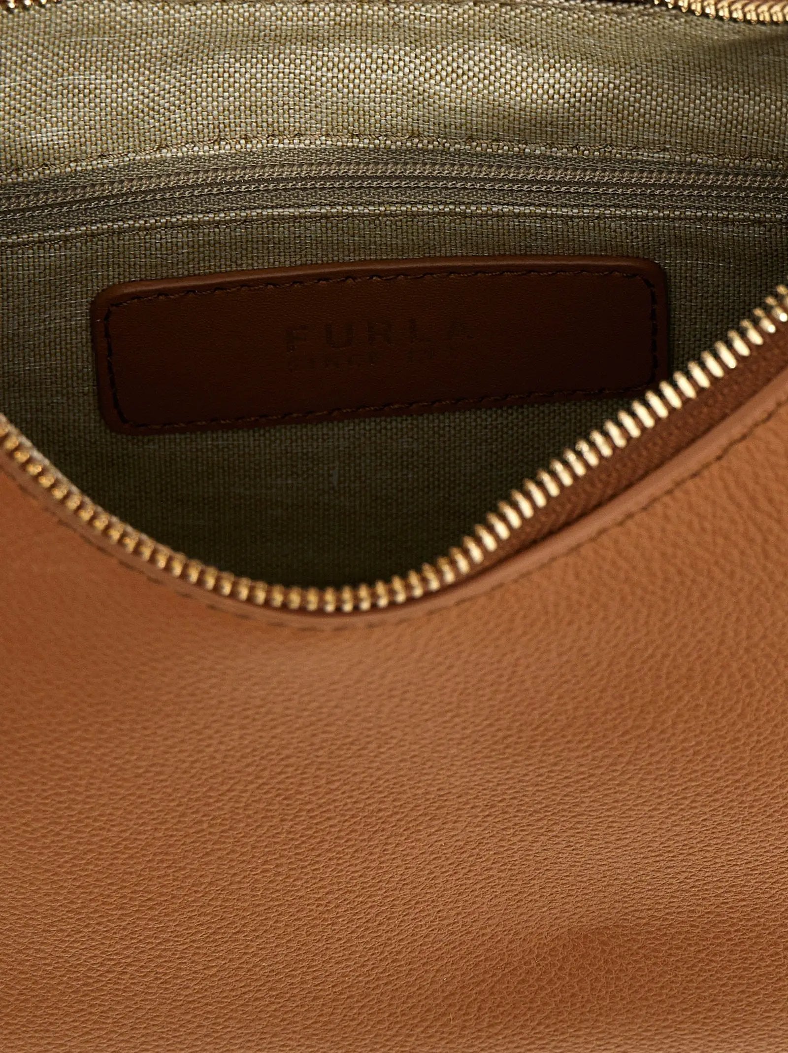 Furla Brown Leather Shoulder Bag