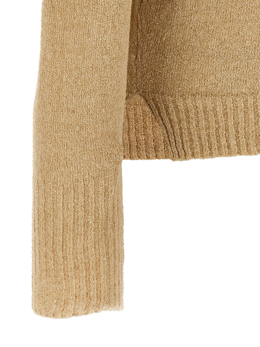MA'RY'YA Beige Cotton Polo Shirt