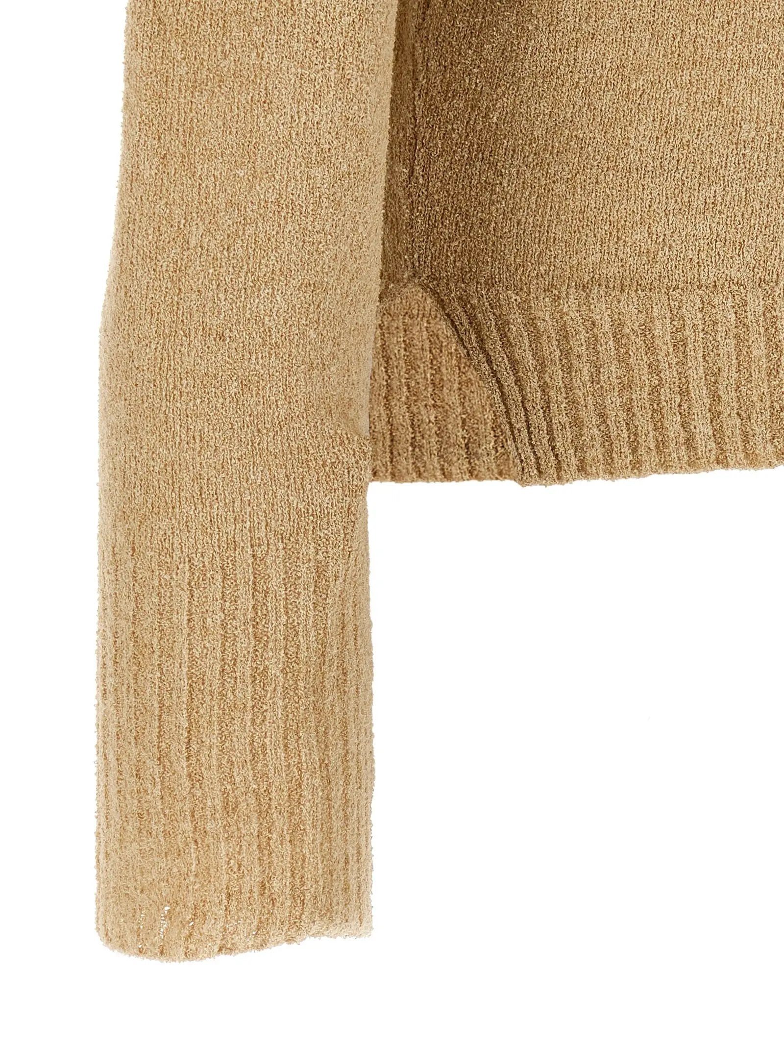 MA'RY'YA Beige Cotton Polo Shirt