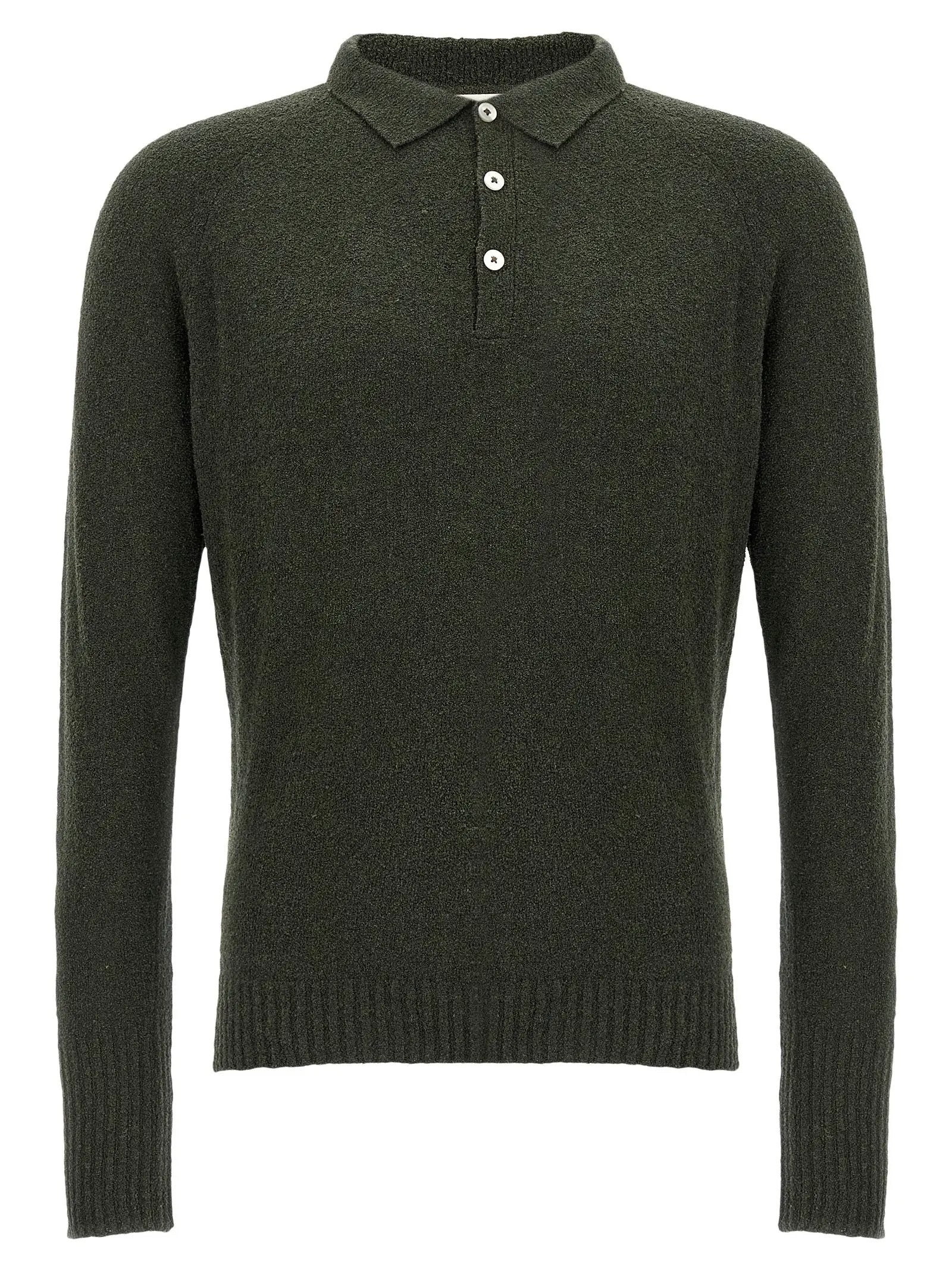 MA'RY'YA Bicolor Cotton Polo Shirt