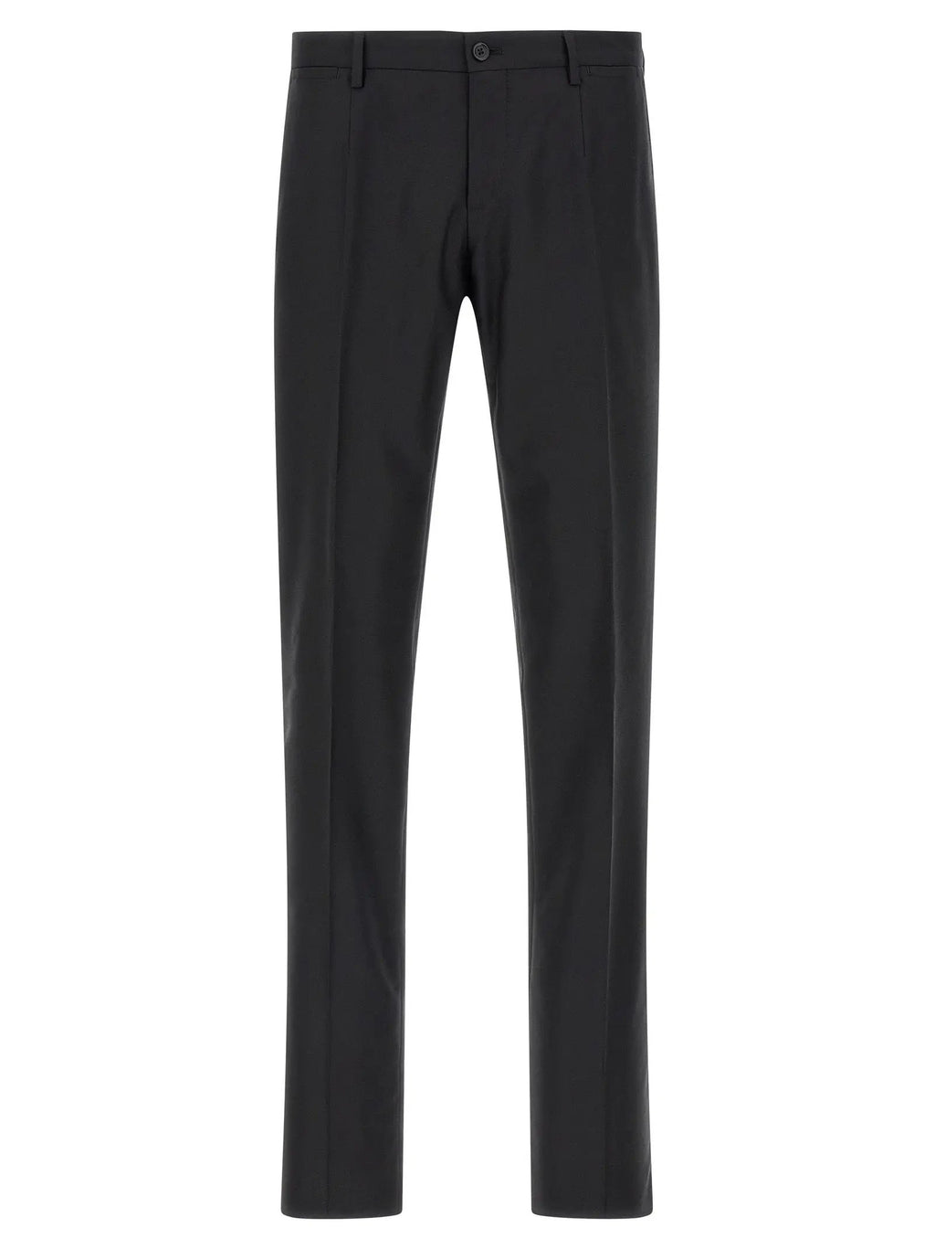 Dolce & Gabbana Black Virgin Wool Two-Piece Suit
