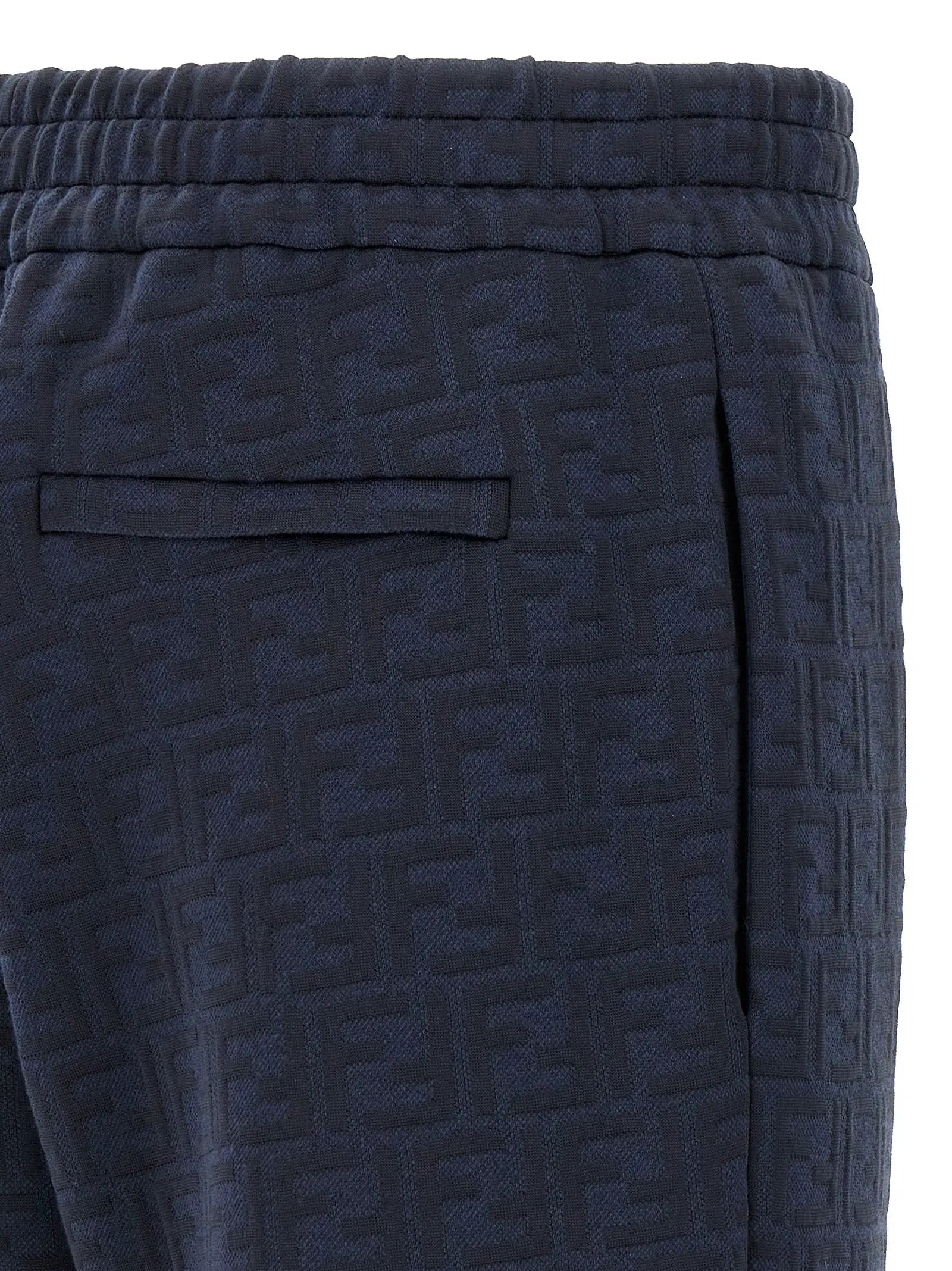 Fendi Blue Polyester Joggers (Workout Pants)