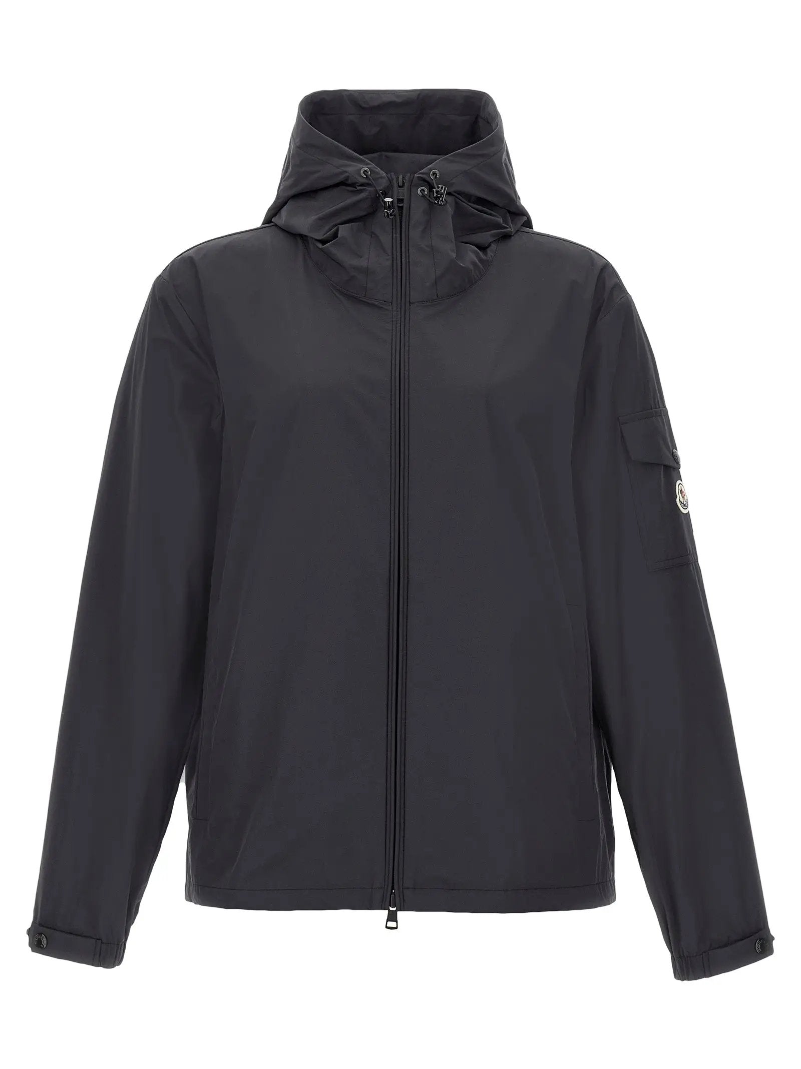 Moncler Black Polyester Shell Jacket
