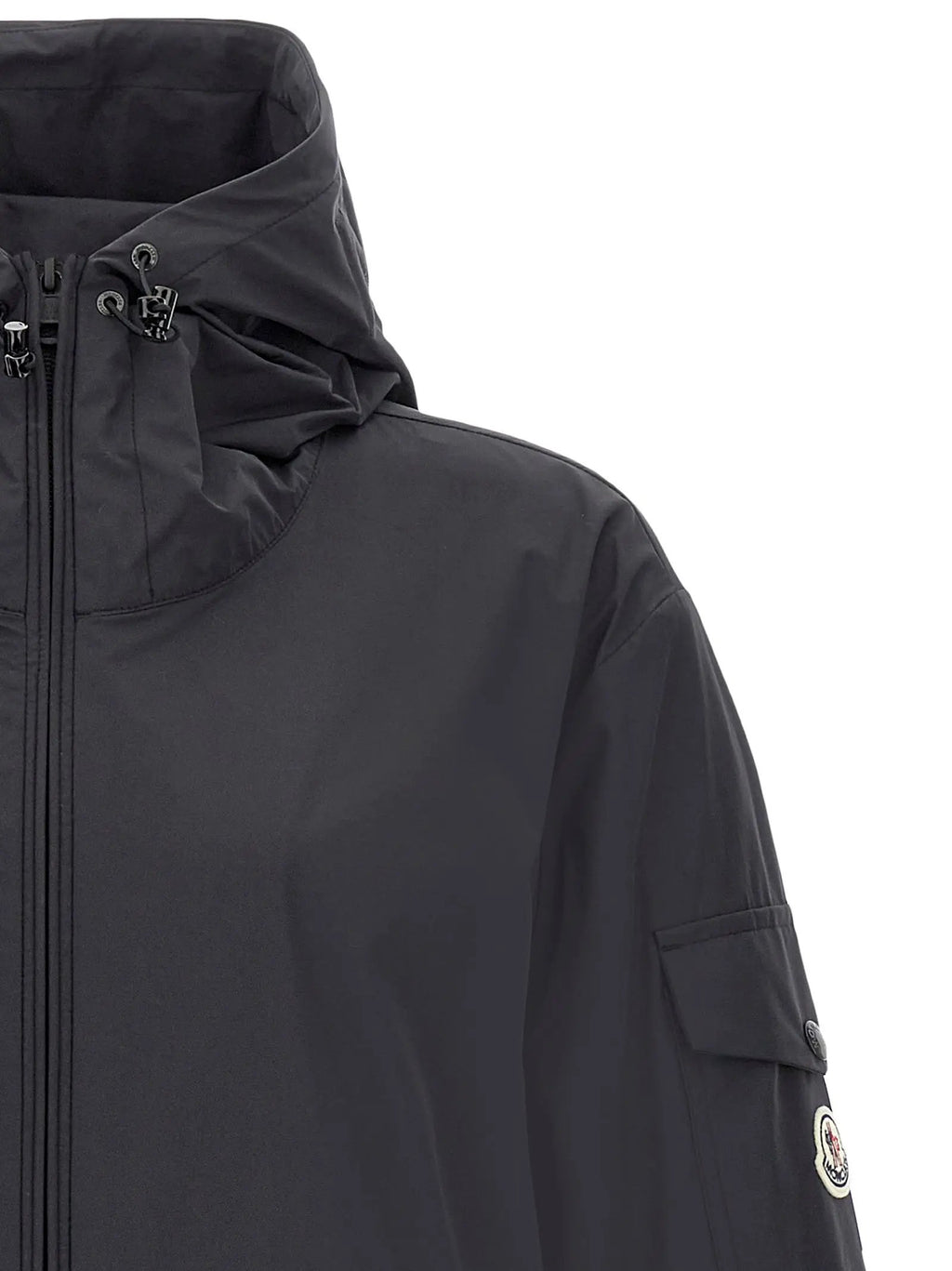 Moncler Black Polyester Shell Jacket