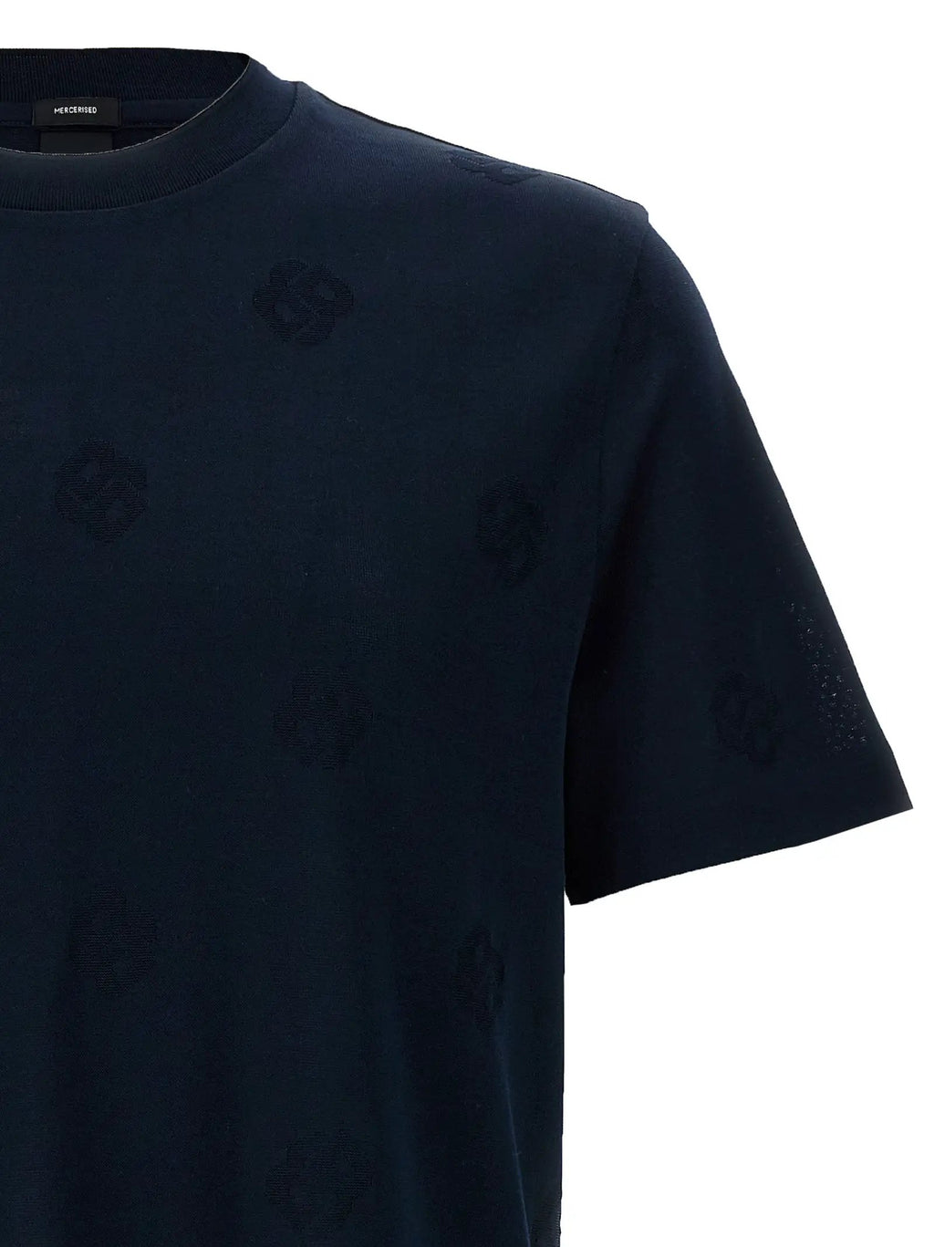 Hugo Boss Blue Cotton T-Shirt