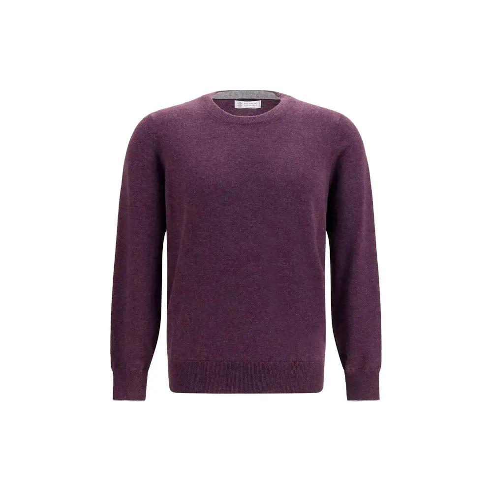 Brunello Cucinelli Purple Cashmere Sweater