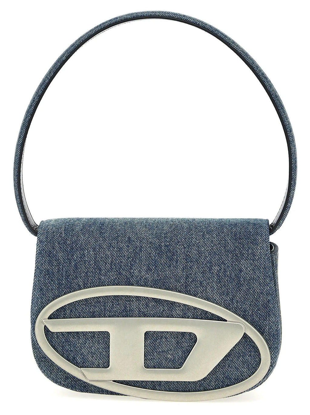 Diesel Blue Cotton Shoulder Bag