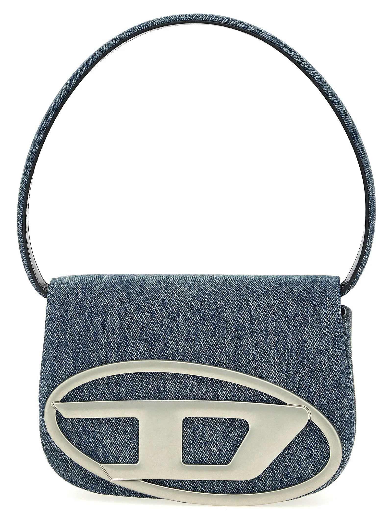 Diesel Blue Cotton Shoulder Bag