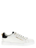 Baskets basses bicolores en cuir de veau Dolce & Gabbana