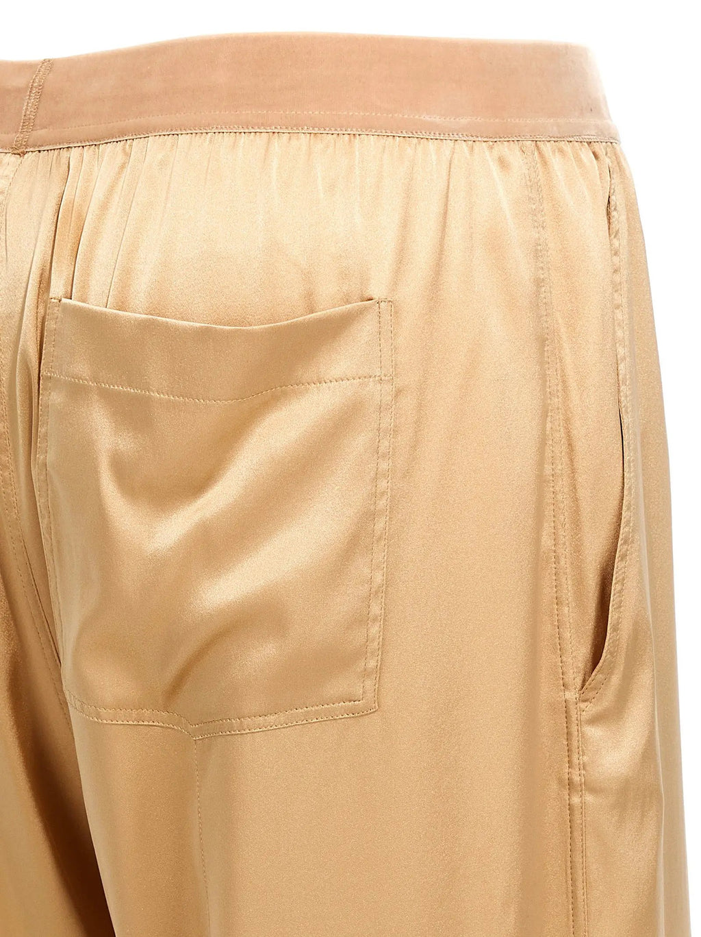 Tom Ford Beige Silk Casual Pants