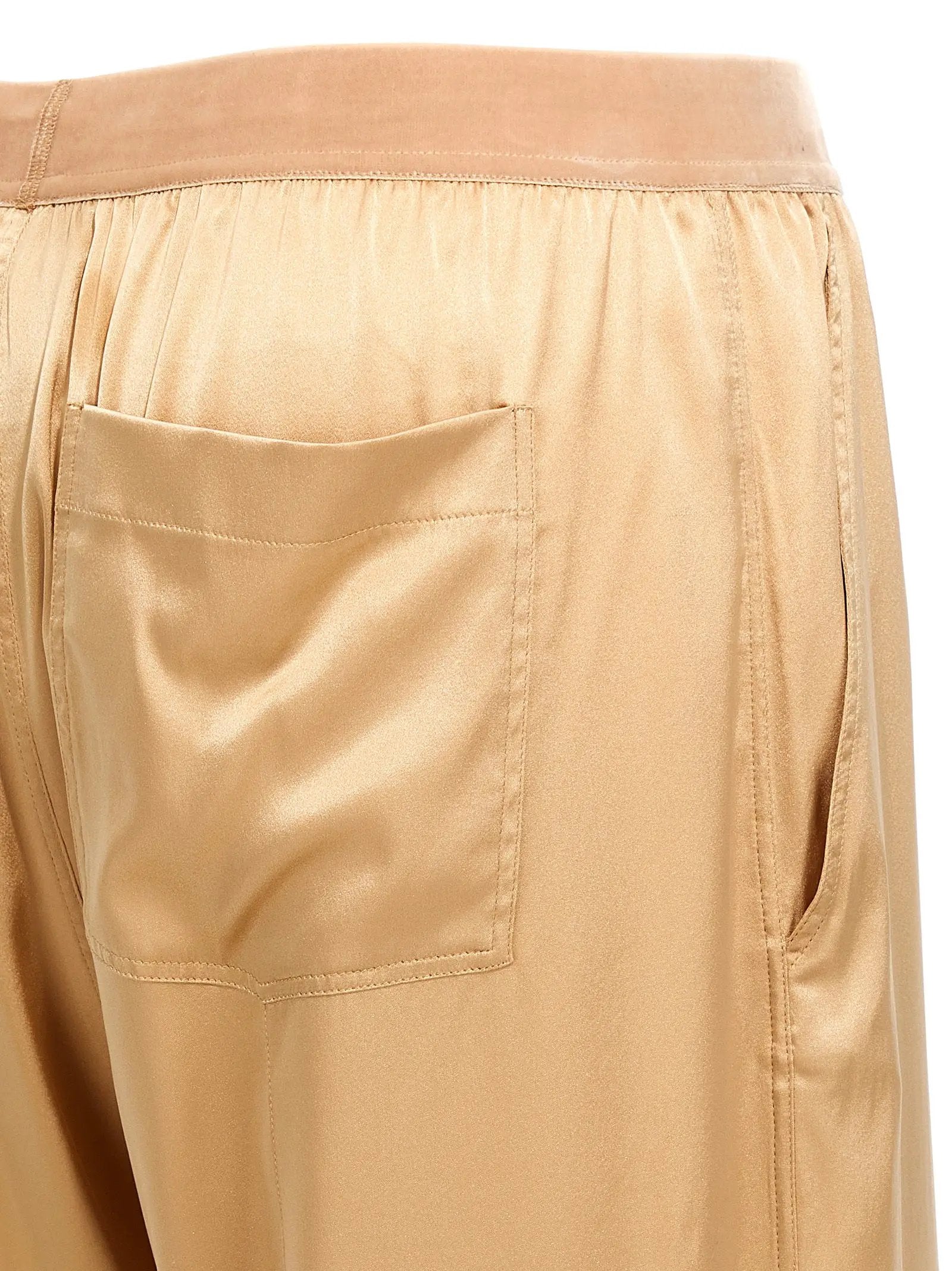 Tom Ford Beige Silk Casual Pants