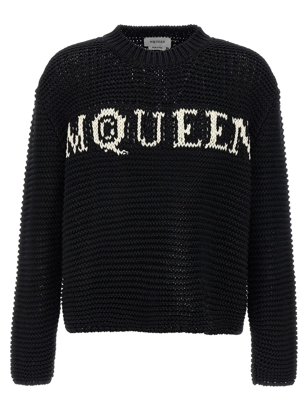 Alexander McQueen Bicolor Cotton Cardigan