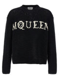 Alexander McQueen Bicolor Cotton Cardigan