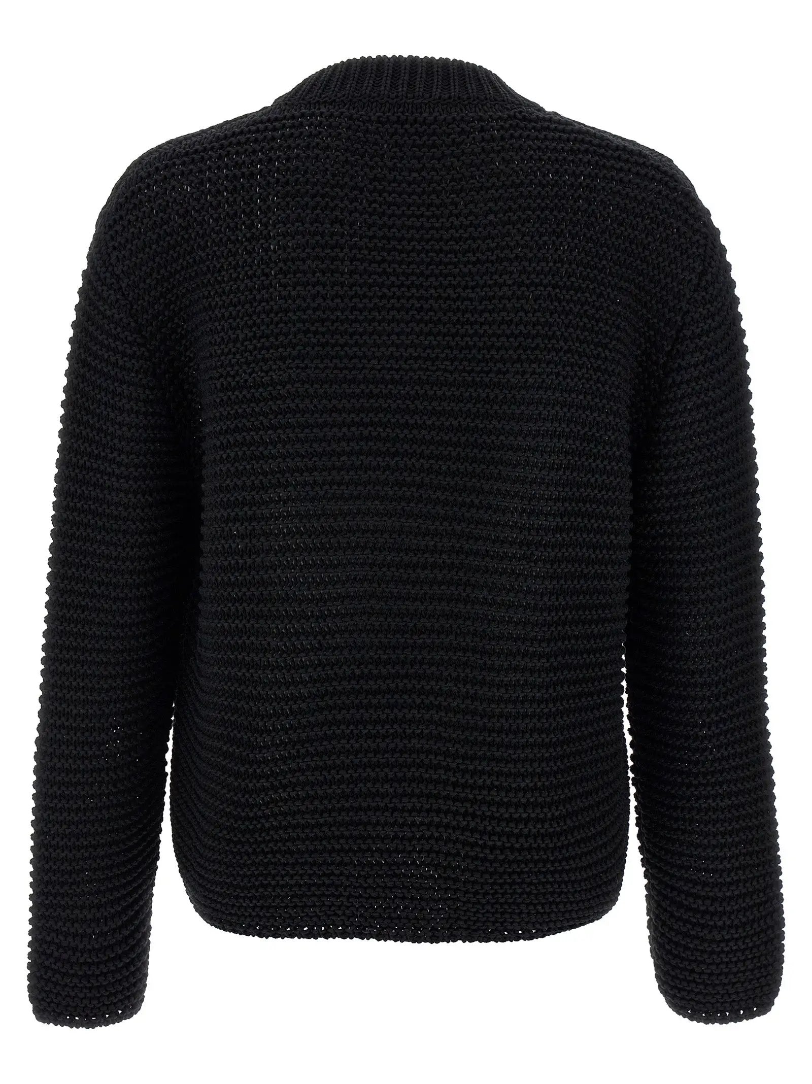 Alexander McQueen Bicolor Cotton Cardigan