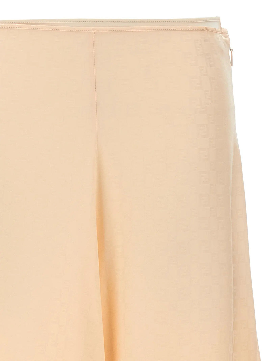 Fendi Multicolor Silk Midi Skirt