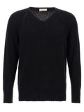 MA'RY'YA Black Cotton Cardigan