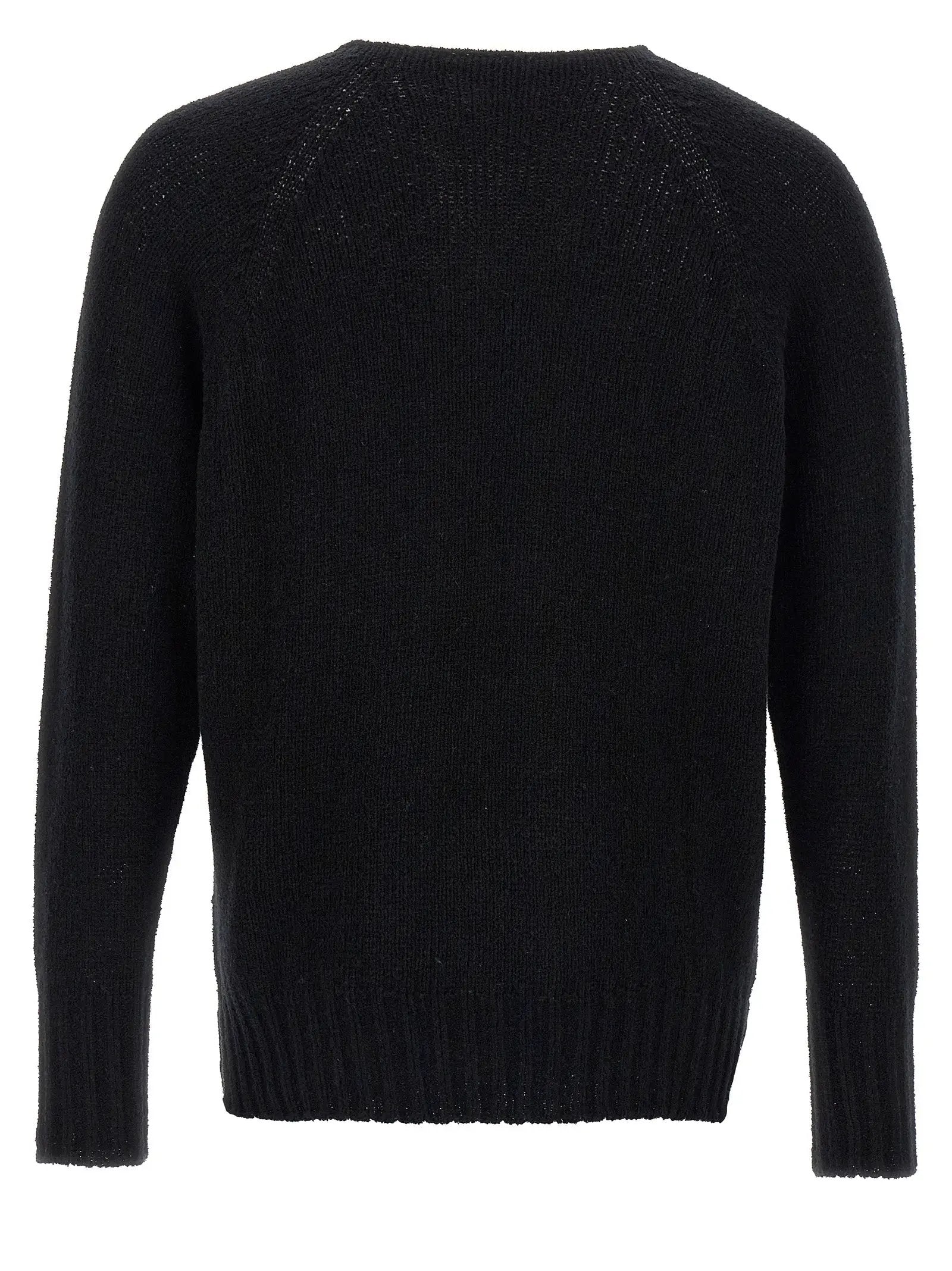 MA'RY'YA Black Cotton Cardigan